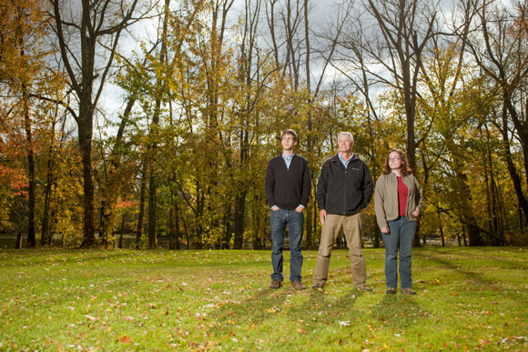 From left, Lee Mueller, Vic Foerster and Amanda St. Amour.