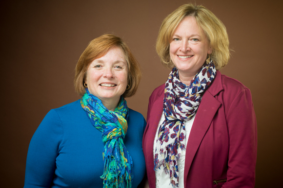 Deb Moore, left, and Betty Epperly, right.