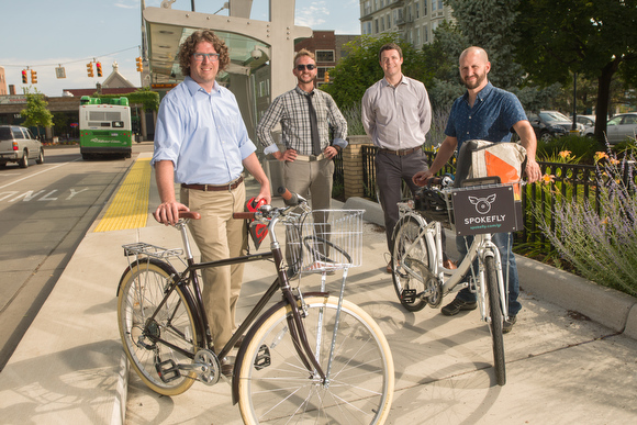 From left, David Bell, Bill Kirk, Tim Kelly, and Jay Niewiek.