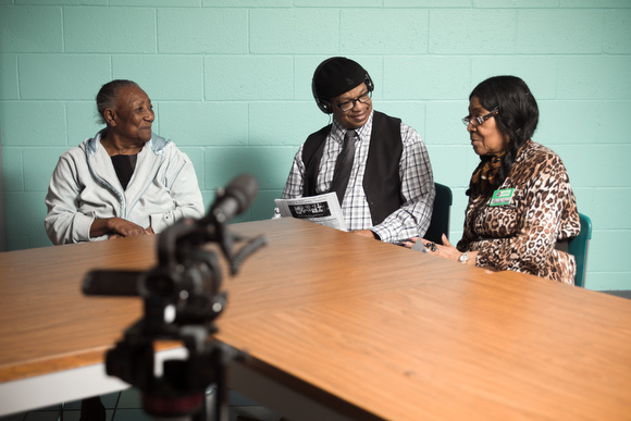 From left, Elma Robinson, George Bayard and Paula Lane.