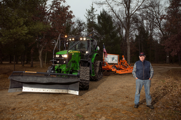 Paul Jernberg, president of Trailriders Snowmobile Club