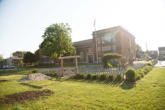 The Congress Elementary garden.