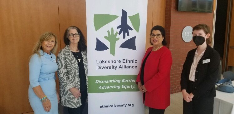 The Lakeshore LEDA staff at  2022 Summit on Race and Inclusion. (LEDA)