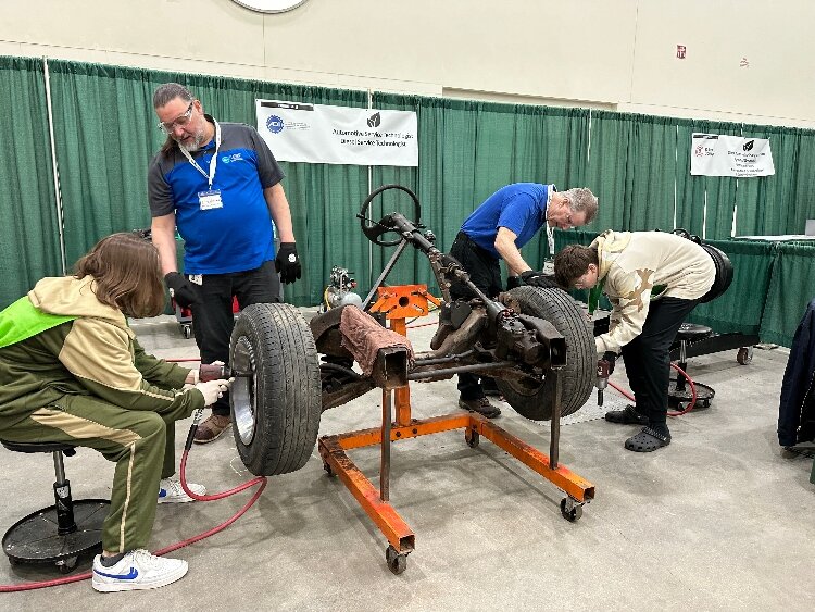 Students learned about transportation careers at MiCareerQuest.