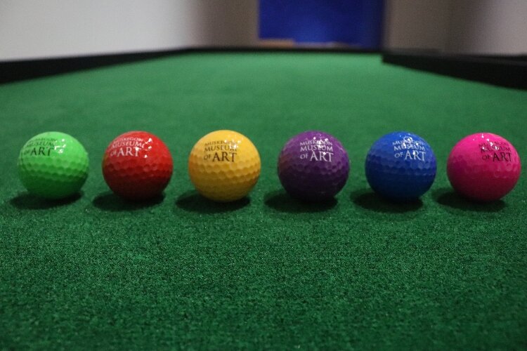 This indoor game of miniARTure Golf was inspired by artwork from the MMA’s permanent collection..