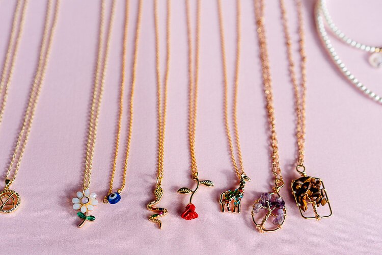 Jewelry created by Erika Casillas.