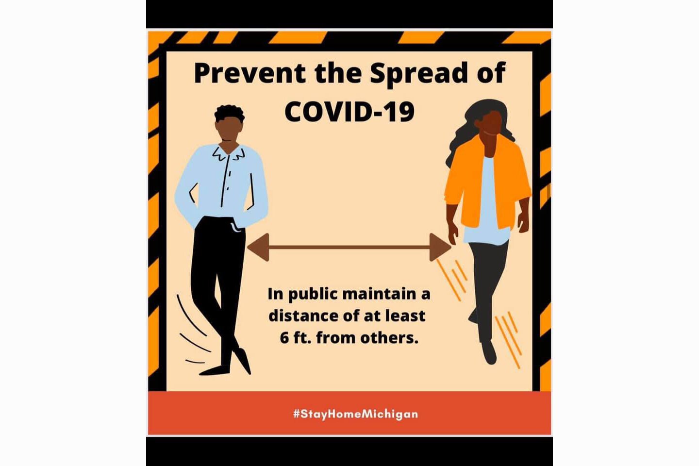 Memes used by the Berrien County Health Department and Spectrum Health Lakeland to promote COVID-19 awareness.