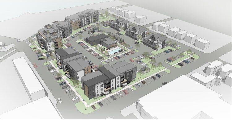 A 133- unit condominium and apartment development is being proposed for downtown Grand Haven. 