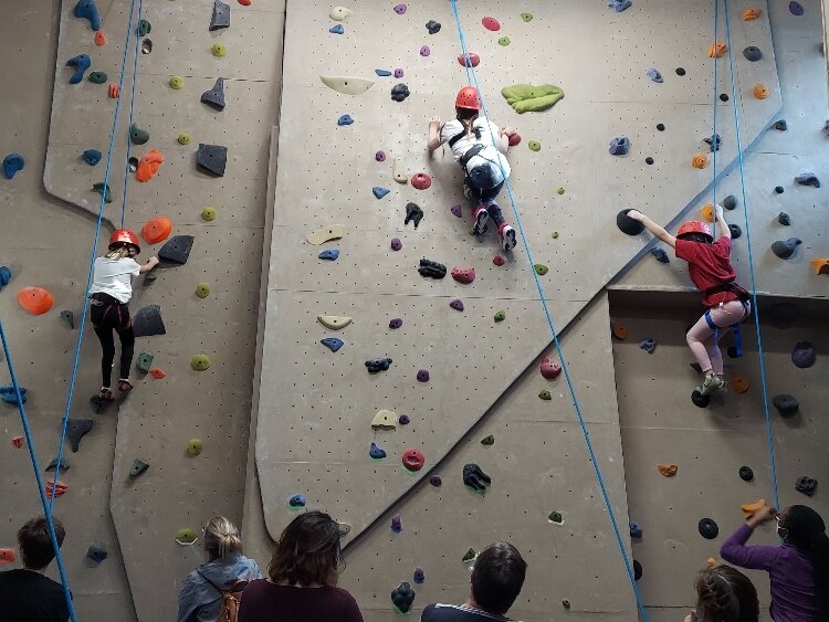 Kentwood’s adaptive recreation programs include a range of sports from wakeboarding to rock climbing.