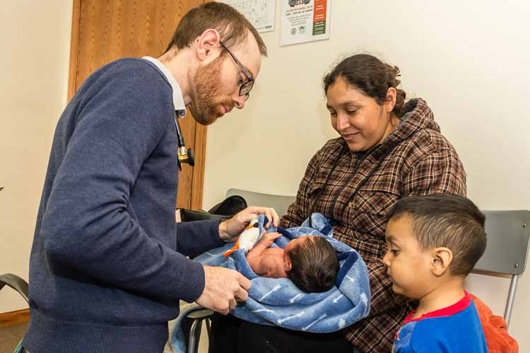 Daniel J. Ebenhoeh sees patients at Holy Family Healthcare.