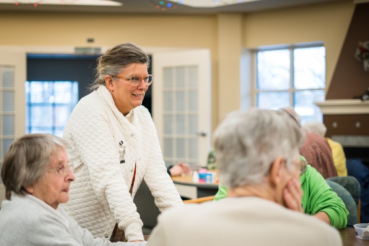 Dawn Powell, director of the Sanford Activity and Dining Center in Midland.