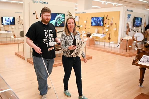 Tyler Zahnke tours the Musical Instrument Museum. (Tyler Zahnke)