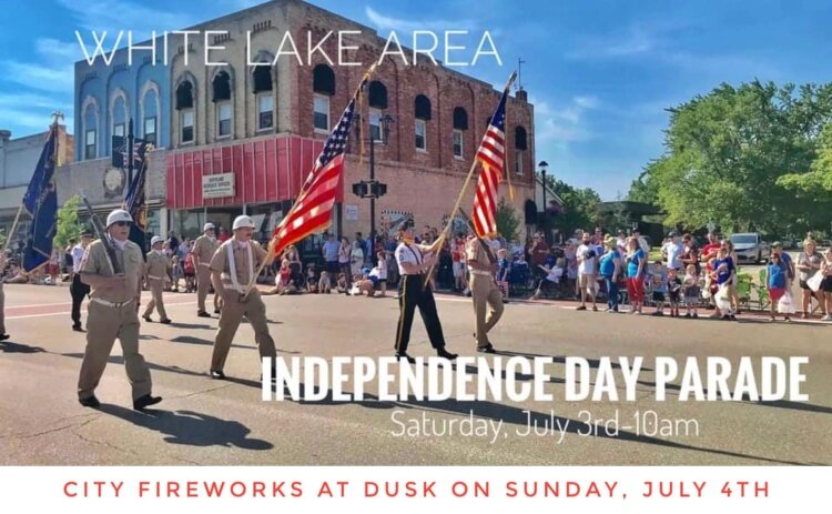 The ​​​​​​​White Lake Area Independence Day Parade will be held July 3.