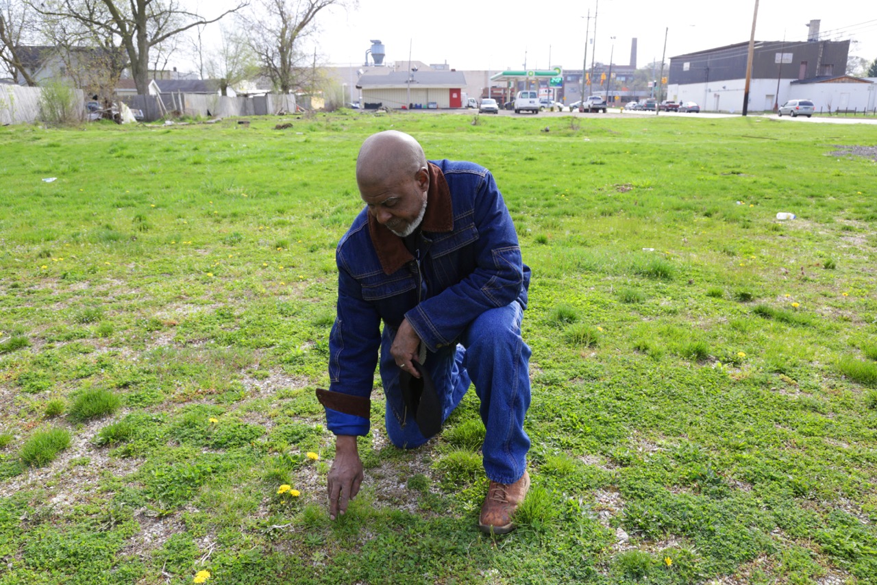 McGhee's property where he hopes to develop a farmers' market for the SE community of GR