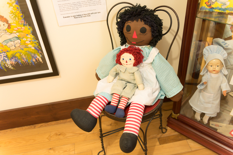 Raggedy Ann dolls made in Muskegon.