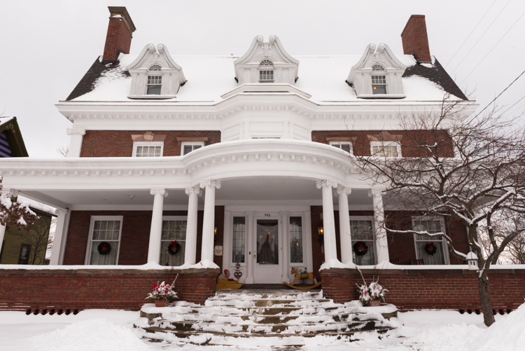 The Emery House Bed & Breakfast at 446 W. Webster Avenue in downtown Muskegon.